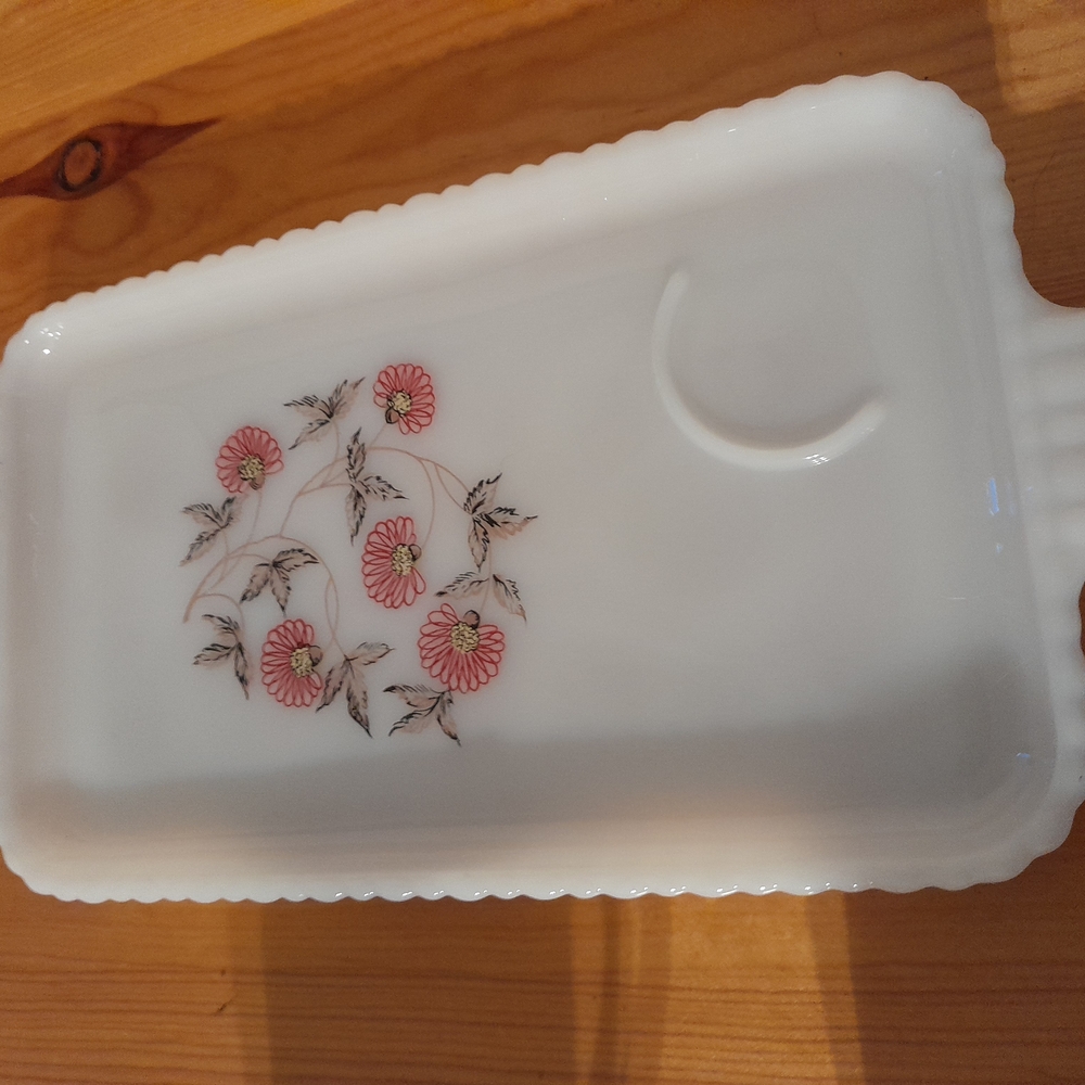 Vintage Fire King Anchor Hocking Snack Set - Picture 5 of 8